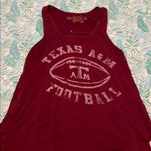 Tank top football logo